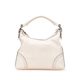 グッチ グッチシマ ワンショルダーバッグ 181515 ホワイト アイボリー レザー レディース GUCCI 【中古】